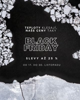 Black Friday je tu! A s ním i slevy na e-shopu otuzko.cz až 25 % 🖤 Větší slevy už letos mít nebudeme. ❄ Tak je nezapomeňte...
